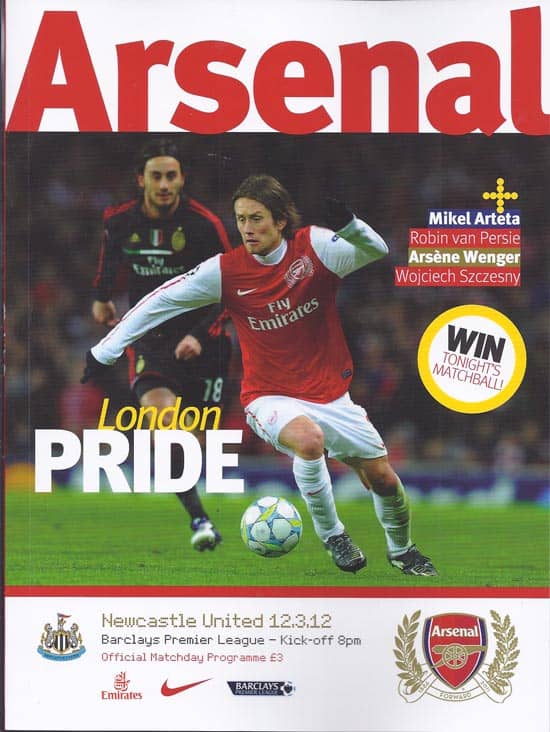 Arsenal FC v Newcastle United FC